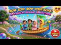 Row Row Row Your Boat Islamic Version 🚣‍♀️ | Muslim Kids Nursery Rhyme | Islamic Kids Song