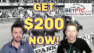 CASH A $200 New Member BONUS When You Bet With The Racing Dudes!