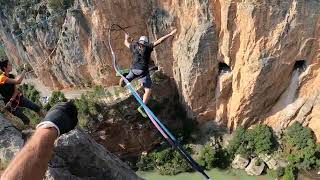 ROPE JUMP montanejos  100mtrs