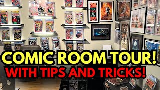 2024 COMIC ROOM TOUR - TRICKS of the CAVE!