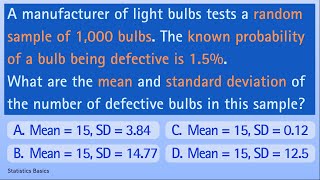 Binomial Distribution | Quiz 6: Mean and Standard Deviation