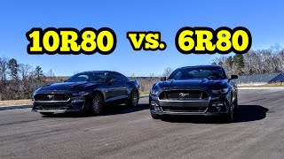 MUSTANG GT 6R80 VS. 10R80!!! SIDE BY SIDE COMPARISON!!