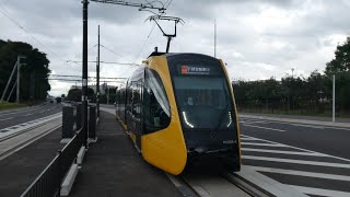 【宇都宮LRT】開業２日目 大雨、大風　雷都レール