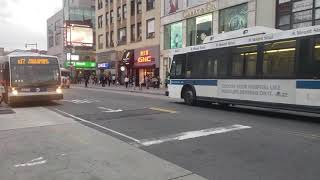 MTA New York City Bus: Flushing-Main Street bound Q27 at its terminus