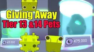 Roblox Pet Simulator Tier 13 Tier 14 Giveaway Videos 9videos Tv - giving away tier 13 14 pets roblox pet simulator new update