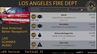 14-Feb-2024 // LAFD Los Angeles Fire Department SCANNER Radio ARCHIVE // FIRE \u0026 EMS // LA CAPTAIN