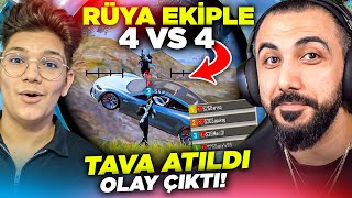 AYLAR SONRA EKİPLE EĞLENCELİ 4 VS 4!! KARDEŞİNİ TAVALADI KAVGA ÇIKTI 😱 | PUBG MOBILE