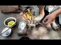 restoration starting carbon brush replacement how to starting motor brushes soldering repairing