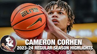 Cameron Corhen 2023-24 Regular Season Highlights | Florida State Forward