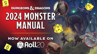 Explore the 2024 Monster Manual on Roll20