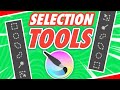 HOW TO use Selection Tools in Krita | Magic wand & lasso selection tool basics | Easy Tutorial