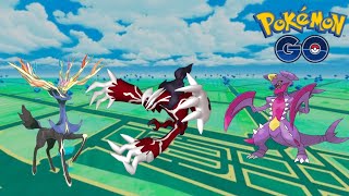 Yveltal, Xerneas And Mega Garchomp Live Raid Invitation In Pokémon Go