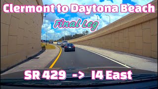 Orlando Trips 2024 (Final Leg) - Clermont to Daytona Beach (via 429 and I4 East)