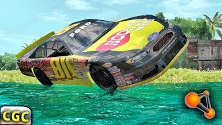 Car Surfing Crashes and Fails (Sliding, gliding) Best off sliding BeamNG Drive