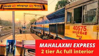 MAHALAXMI EXPRESS 2Ac full interior VLOG #trainvlogs #train #vlog #mahalaxmi #trains #coach