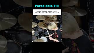 フュージョン系ドラムフィル  Paradiddle  snare drum Technique Drum Fill in 叩いてみた #drums #sakaedrums #rudiments