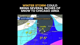 Winter storm could bring several inches of snow to Chicago area as frigid wind chills continue