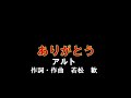 ありがとう 二部合唱 　若松　歓