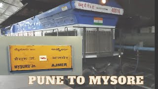 NAYE TRIP KI SHURWAT | PUNE TO MYSORE TRAIN JOURNEY | AJMER-MYSURU EXPRESS | VLOG 1