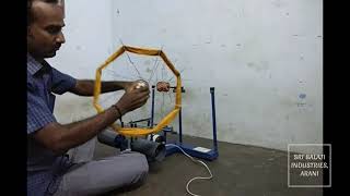 HANDLOOM WINDING MACHINE DEMO