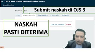 Cara registrasi dan submit artikel ke jurnal