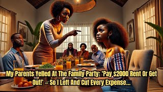 My Parents Yelled At The Family Party: ‘Pay $2000 Rent Or Get Out!’—So I Left And Cut Every Expense…