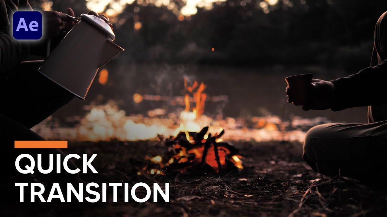 Quick And Easy Transition After Effects Tutorial No Plugins Youtube