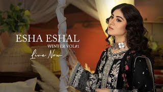 Binilyas Esha Eshal Winter Collection '22 | Binilyas new winter unstitched collection 2022