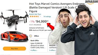 BUYING EXPENSIVE TOYS FROM AMAZON WORTH 15 LAKHS🤑