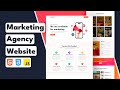 I Built a Digital Marketing Agency Website in 1.5 Hour