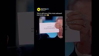 Still one of the most awkward Oscars moments