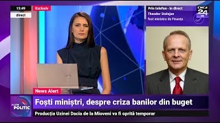 Studio politic. Theodor Stolojan: Folosim bani europeni pentru cheltuieli curente și nu ar trebui