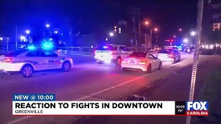 Community reaction to fights in Downtown Greenville
