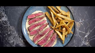 Recette de rumsteak de Boeuf de Chalosse grillé et sa sauce au foie-gras et à l'Armagnac