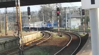 PKP Tarnowskie Góry Wjazd EP07 318 z TLK Spodek