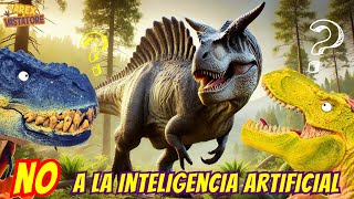 REACCIÓN A DINOSAURIOS generados por LA INTELIGENCIA ARTIFICIAL 🦖😨 Arex y Vastatore