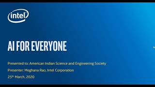 Introduction to AI Webinar - Sponsored by Intel