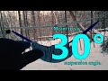 winter hammock camping in a snow storm sub zero backpacking in the white mountains