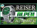 Finally A Microbrand From Germany! | Reiser Alpen Date Emerald Green 50m Automatic Unbox & Review