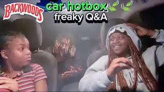 car hotbox \u0026 freaky Q\u0026A w/ friends🍃 *funny asf*