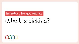 What is picking? | Inventory for You and Me | Zoho