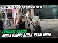 Lengket Terus‼️Momen Pratama Arhan dorong Azizah naik Koper di Bandara Soekarno Hatta pulang Brunei