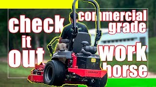 Must watch! Gravely Pro Turn ZX52 70 hour review for lawn care business