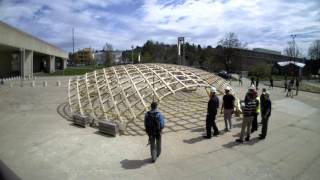 UMass Gridshell - Raising