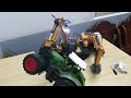 excavator rc huina 580 unboxing and tested