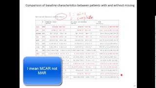 Missing Data Analysis - Multiple Imputation, EM method