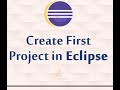Create Java Project, Module, Package and Class to start programming in Eclipse