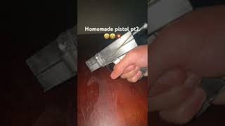 NEW HOMEMADE PISTOL PT2🤩🤯 #gun #viral #homemade