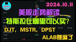 10月11日，美股即时走势解读，年底的千万刀富翁点赞了这个视频 ❤️➡️ #美股推荐2024 #英伟达股票 #特斯拉股票 #美股投资 #美股大涨 #美股大跌 #美股期权  #美股解读  #中概股