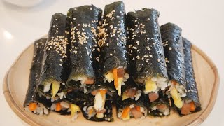 DRUG KIMBAP! Classic Korean street food | NamiEats